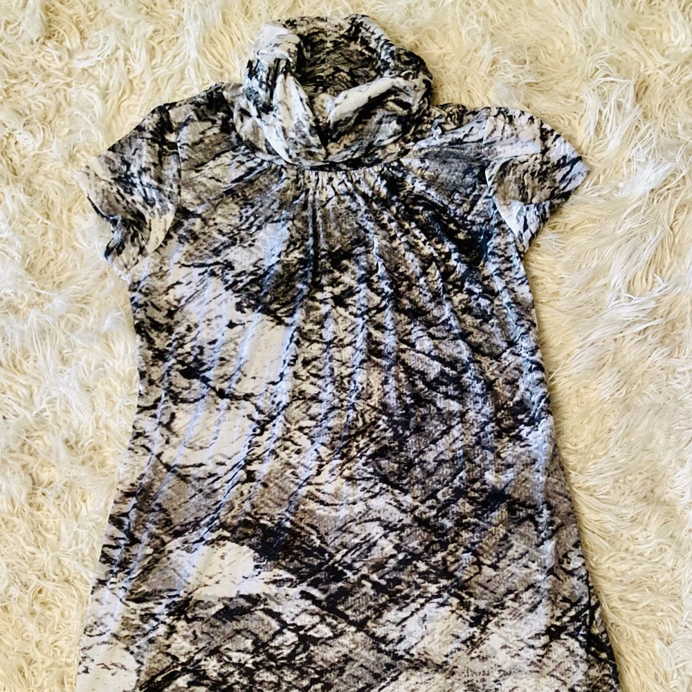 Stretch dress super soft and like brand new with turtle neck